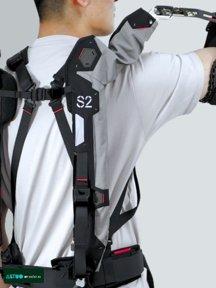Exosquelette &eacute;paules ALTUO port&eacute; de face